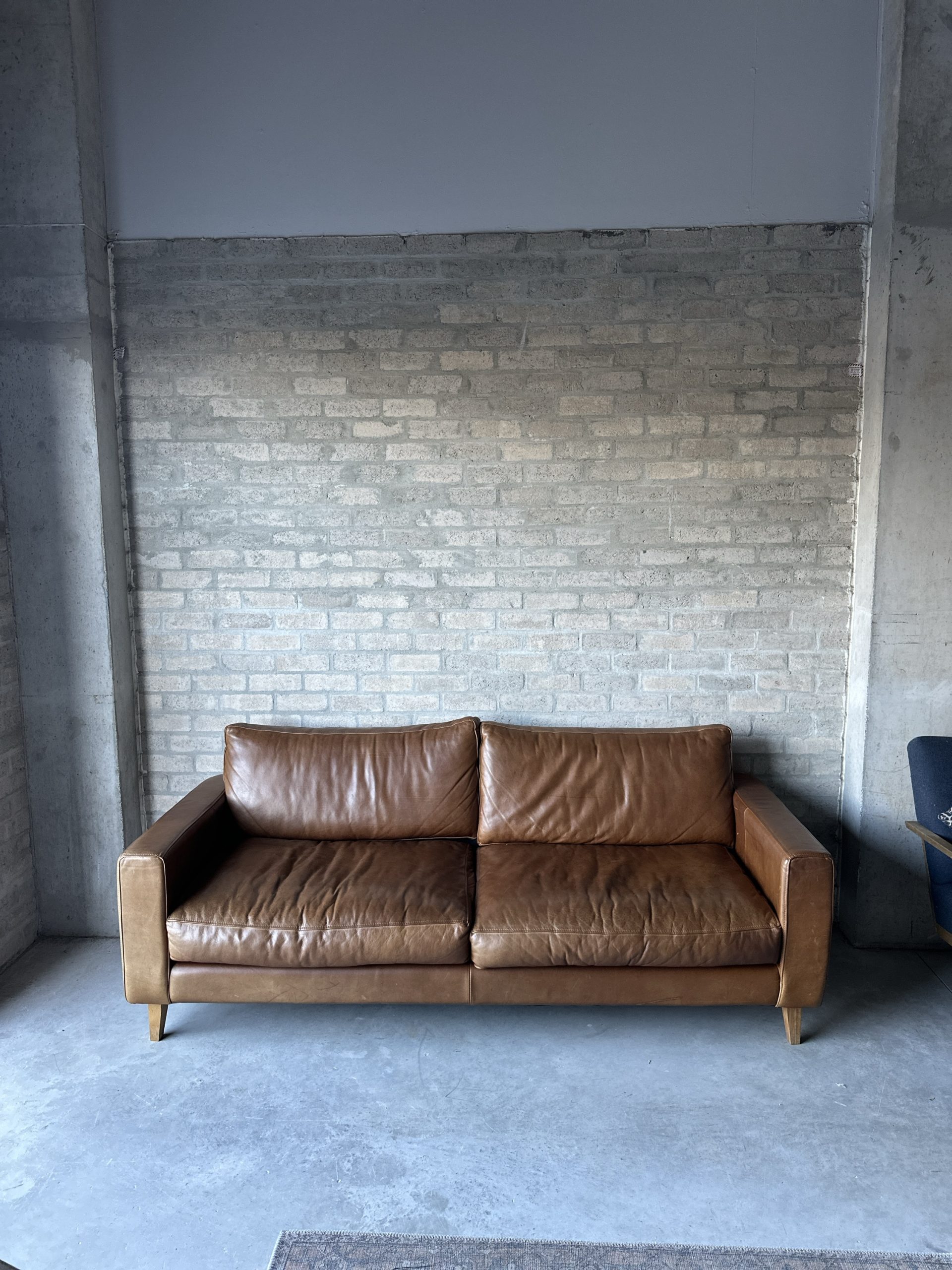 Incanda 3 seater genuine leather sofa