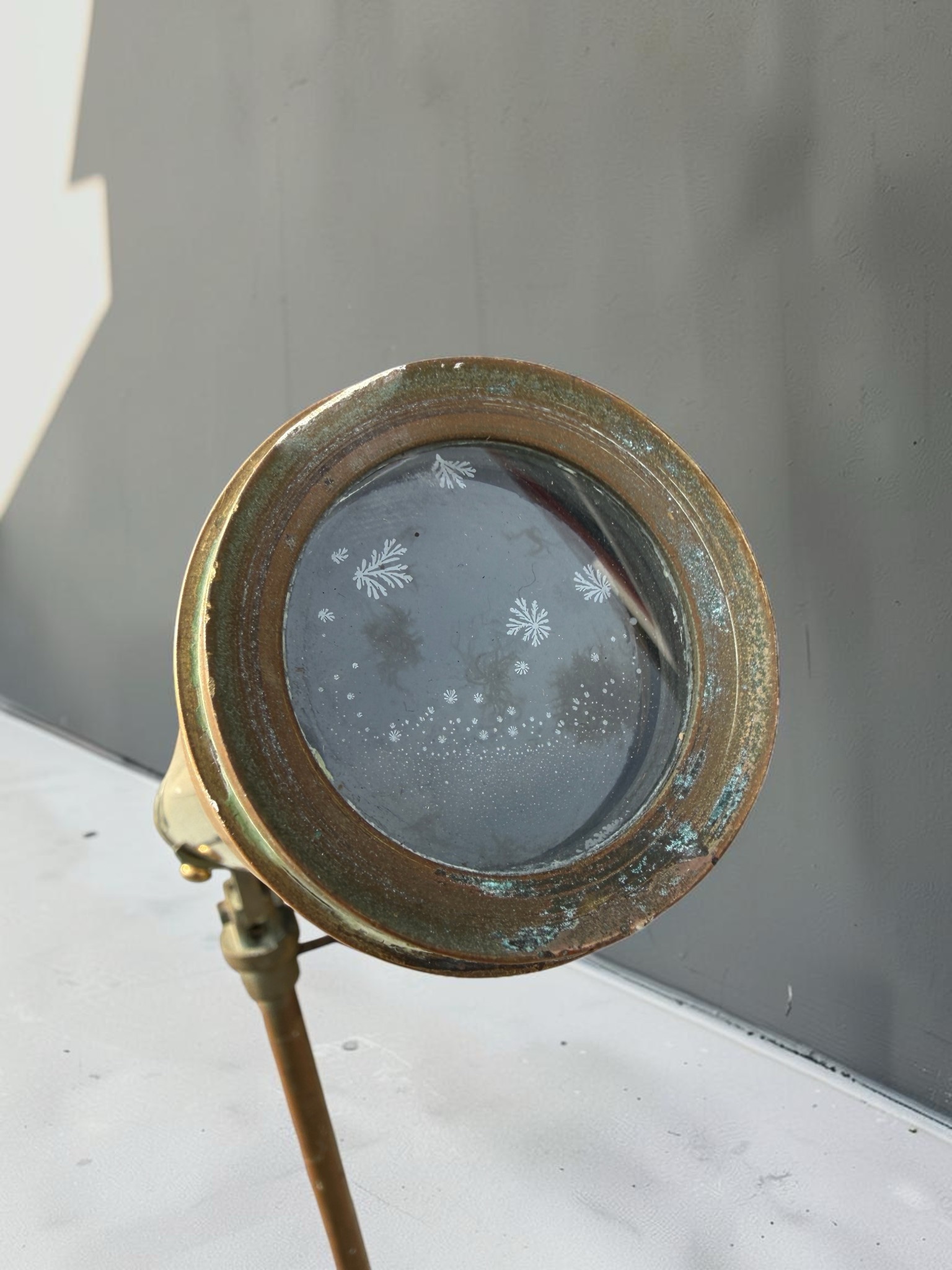 Antique Brass Telescope on Stand Cape to Cairo 1999 - Image 4